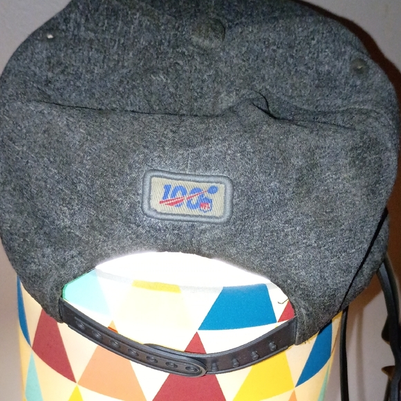 Gray Wool Cap with Logo - Picture 2 of 2